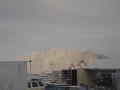 From the edge of Black Rock City towards the mountains